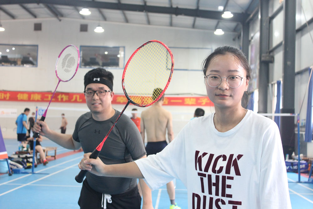 混雙冠軍：造價(jià)咨詢中心李航、李莎莎