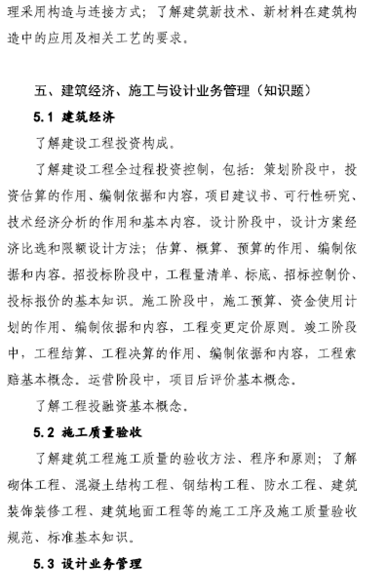 大事件！9門變6門！一級注冊建筑師考試大綱（21版）發(fā)布，2023年執(zhí)行！