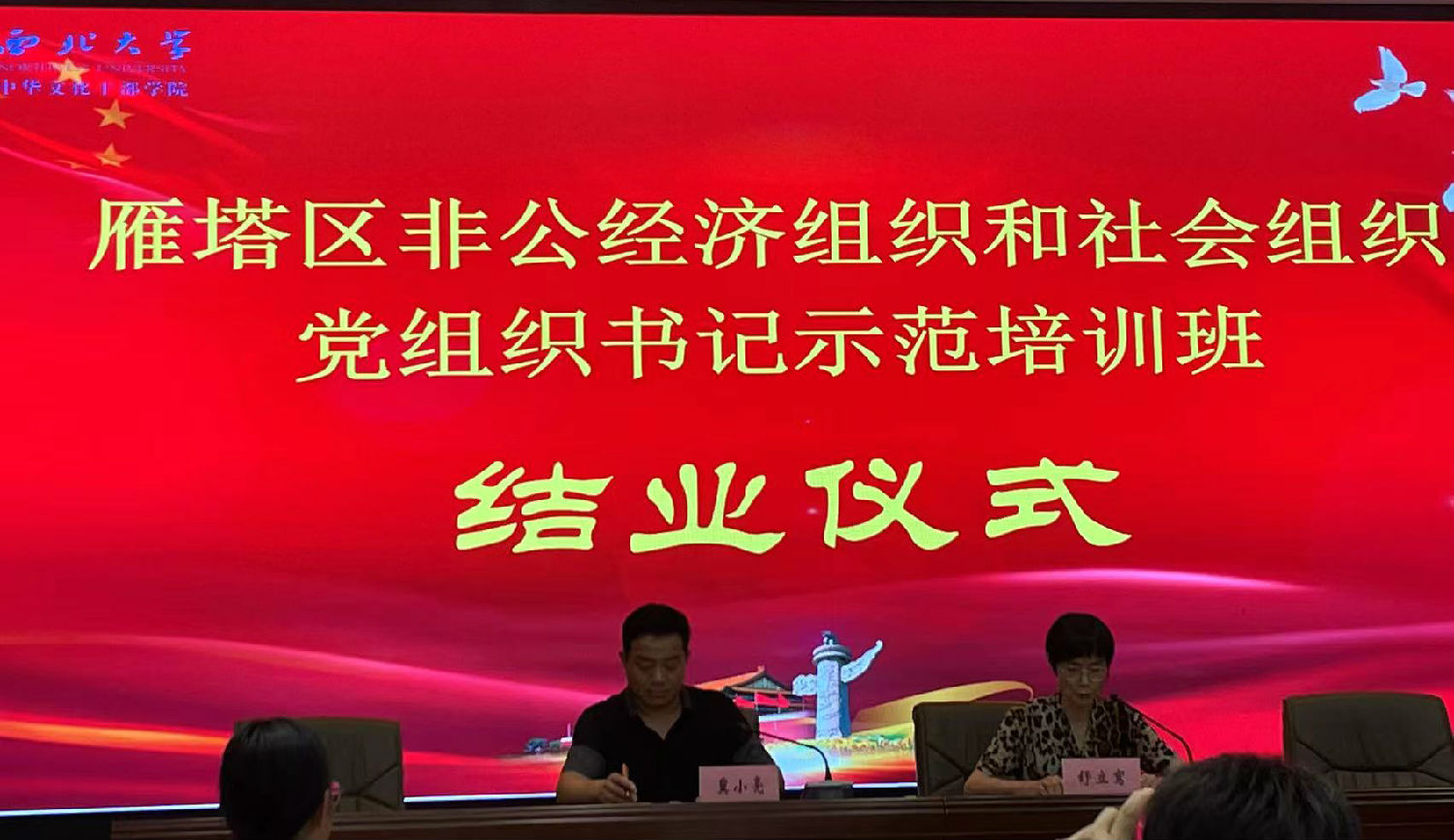雁塔區黨組織書記示范培訓班開班，億誠管理黨支部書記李楠參加